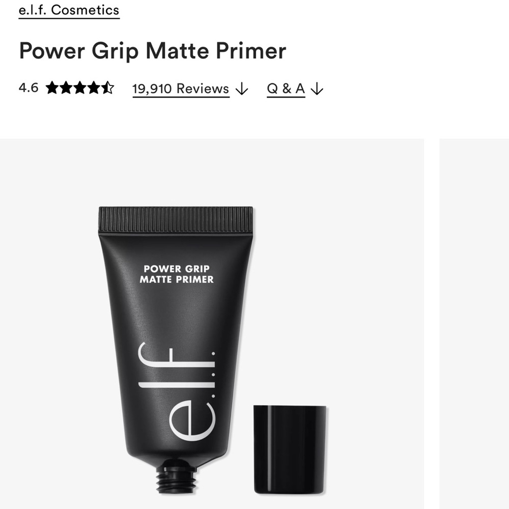 ELF Black Power Grip Matte Primer